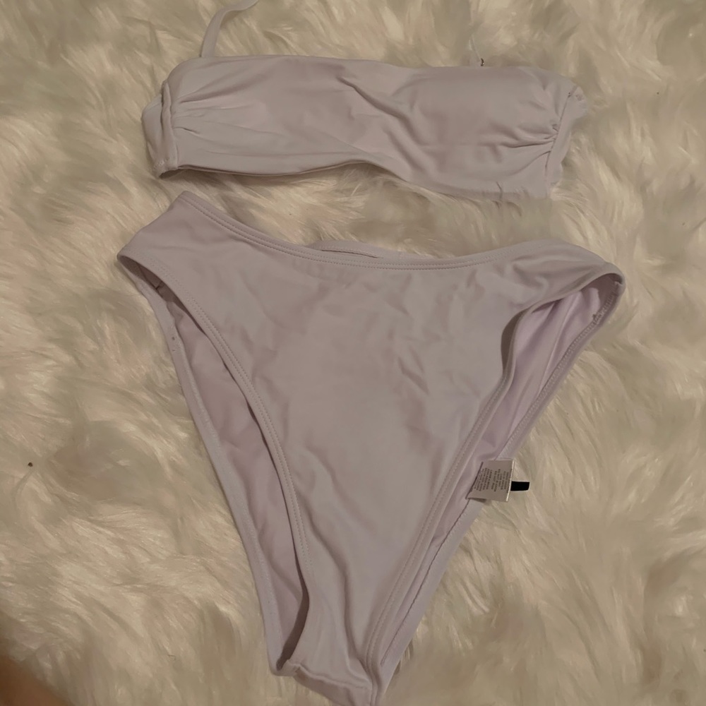 White bikini set